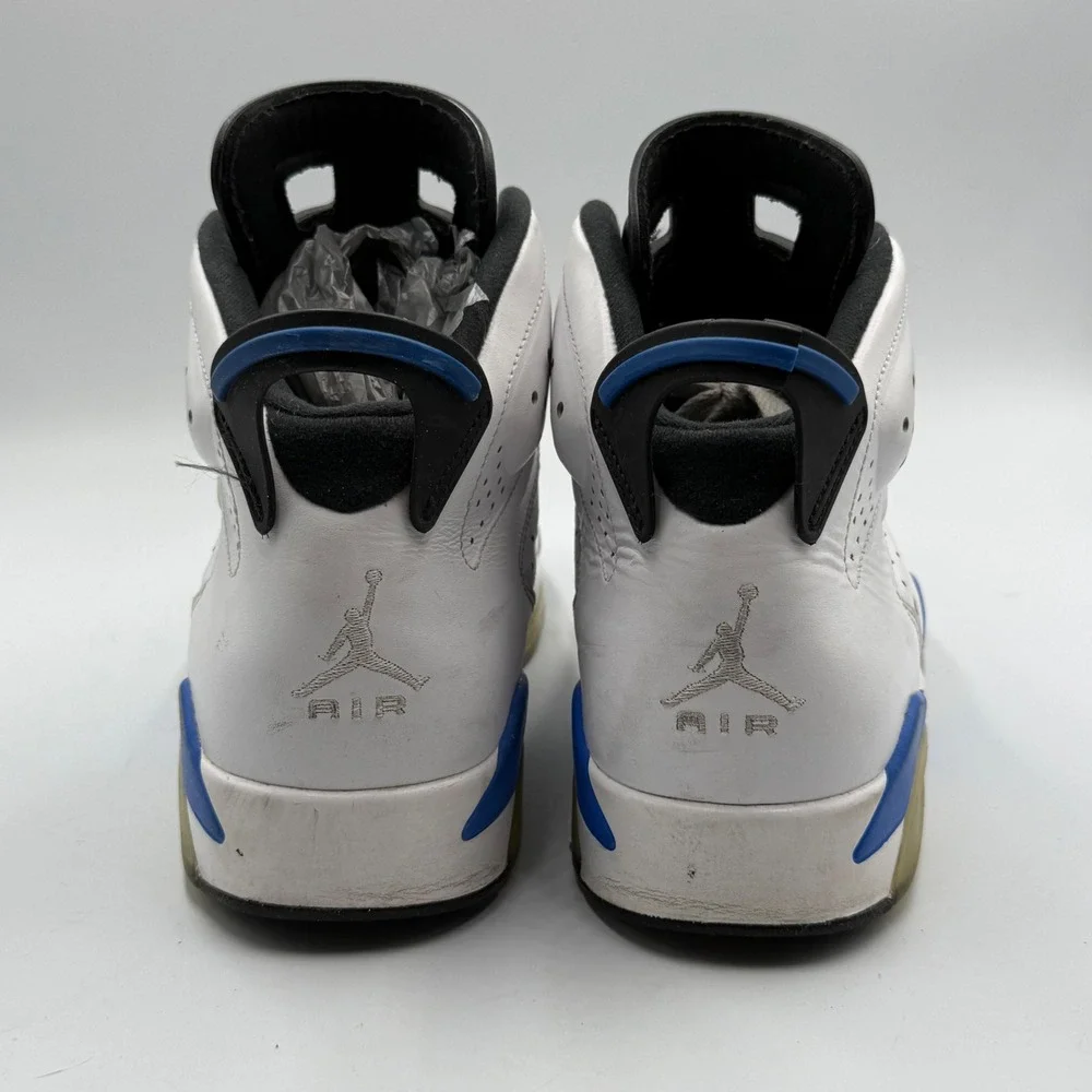 Nike Mens Air Jordan 6 Retro Sport‎ Blue 2014 Sneakers Size 10 384664-107